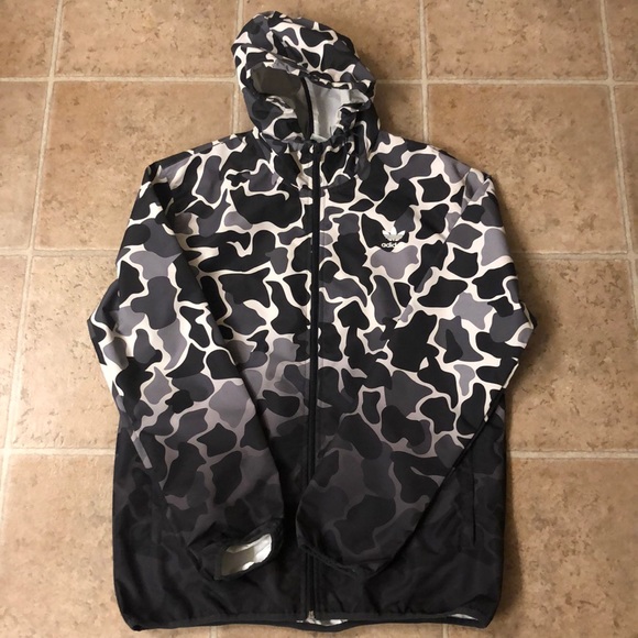 adidas white camo jacket